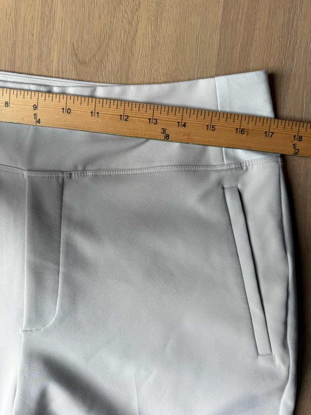 Athleta Brooklyn Mid Rise Ankle Pant Beige Size 12 Travel Office - Picture 9 of 9